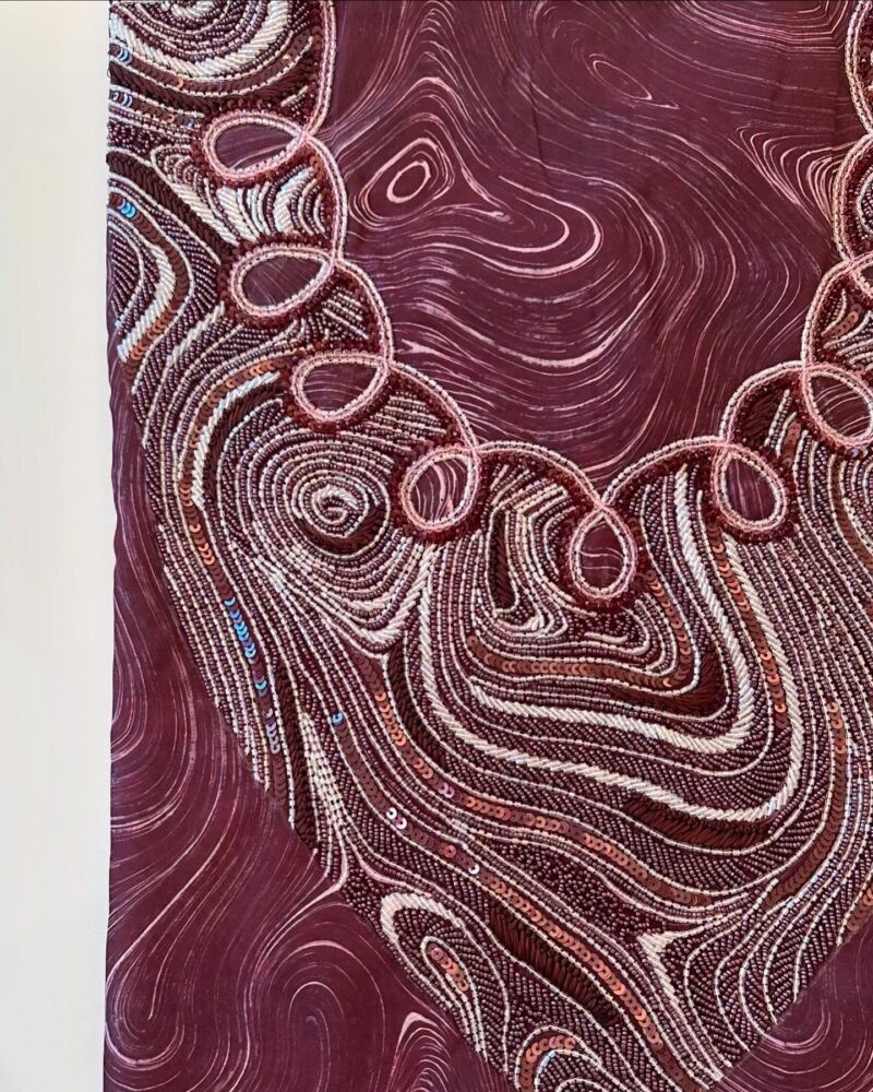 Red swirls